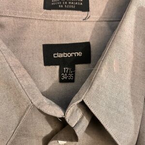 Claiborne Men's Taupe Dress Shirt